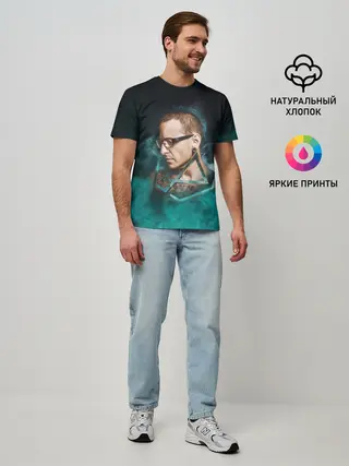 Мужская базовая футболка / CHESTER | LINKIN PARK | ЛИНКИН ПАРК