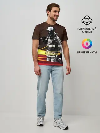 Мужская базовая футболка / Спасатель