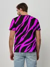 Мужская базовая футболка / Неоновая зебра