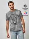 Мужская базовая футболка / Лев