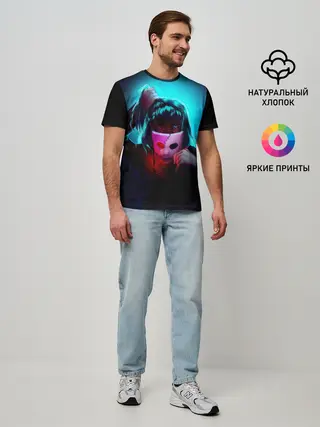 Мужская базовая футболка / Sally Face