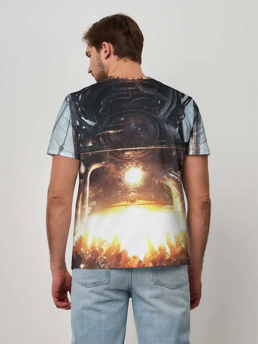 Мужская базовая футболка / FrostPunk