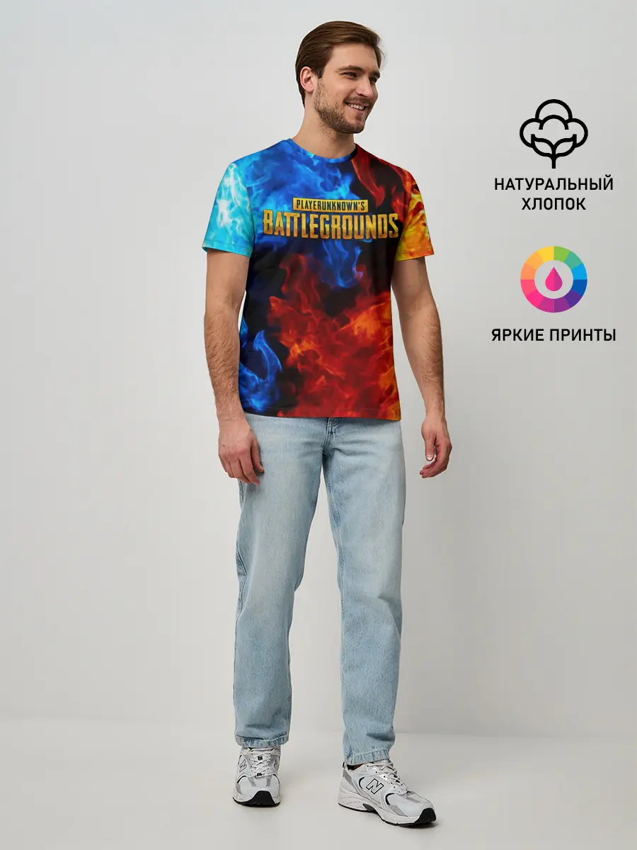 Мужская базовая футболка / PUBG