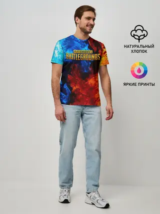 Мужская базовая футболка / PUBG