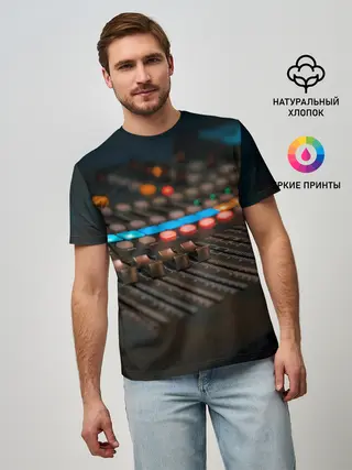 Мужская базовая футболка / МУЗЫКА