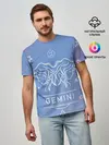 Мужская базовая футболка / Знак Близнецы
