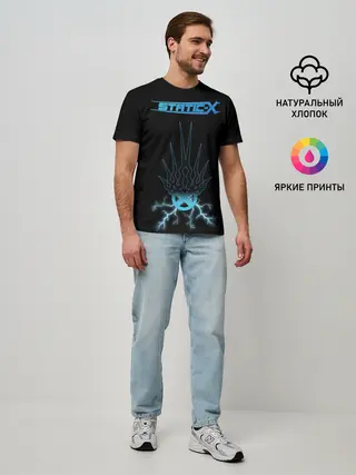 Мужская базовая футболка / Static-X