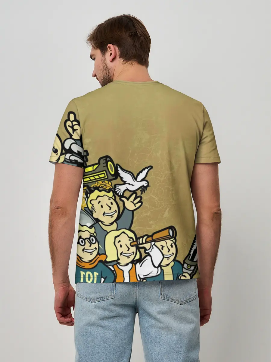 Мужская базовая футболка / Волтбои