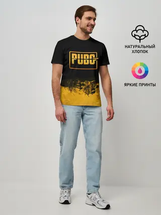 Мужская базовая футболка / PUBG.