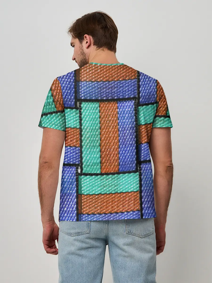 Мужская базовая футболка / Stripes