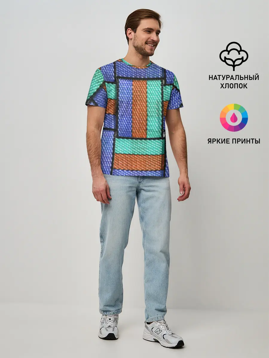 Мужская базовая футболка / Stripes