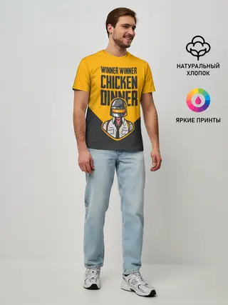 Мужская базовая футболка / PUBG