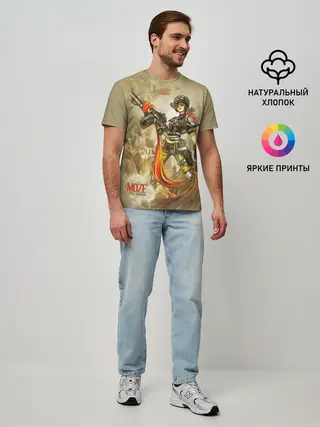 Мужская базовая футболка / Moze