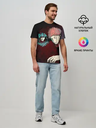 Мужская базовая футболка / Магическая битва