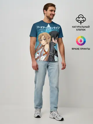 Мужская базовая футболка / Мастера меча онлайн