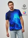 Мужская базовая футболка / СИНИЙ КОСМОС