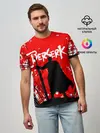 Мужская базовая футболка / Берсерк силуэт