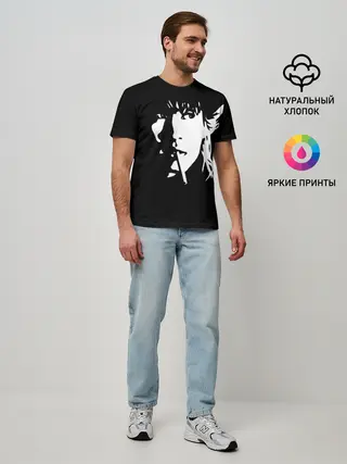 Мужская базовая футболка / Цой Жив!