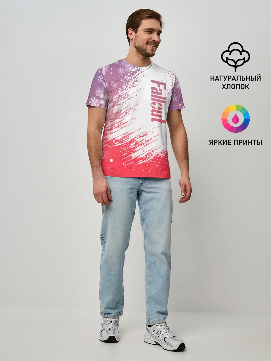 Мужская базовая футболка / Fallout Winter