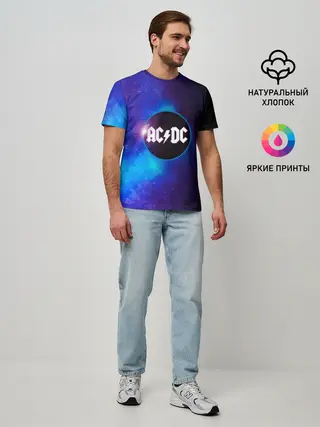 Мужская базовая футболка / ACDC