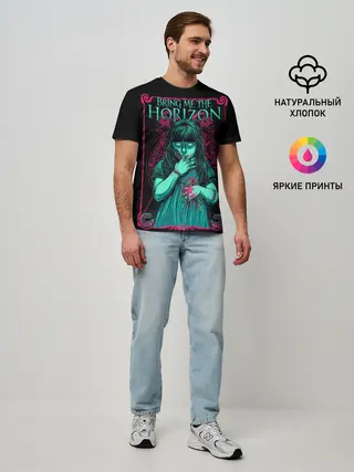 Мужская базовая футболка / Bring Me the Horizon