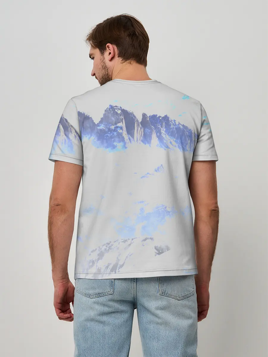 Мужская базовая футболка / Горы