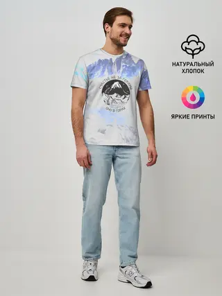 Мужская базовая футболка / Горы