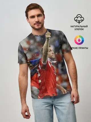 Мужская базовая футболка / Артем Дзюба