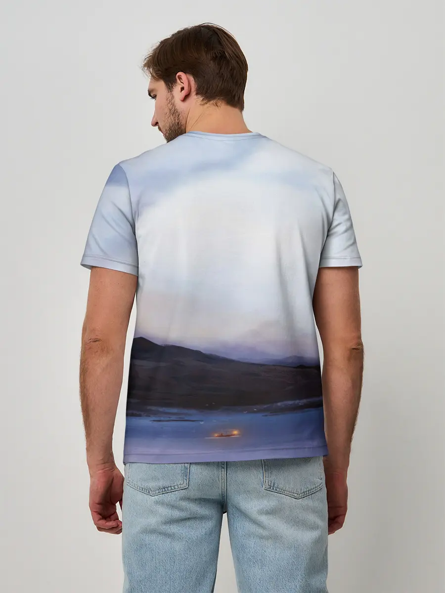 Мужская базовая футболка / DEATH STRANDING