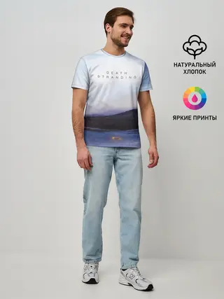 Мужская базовая футболка / DEATH STRANDING