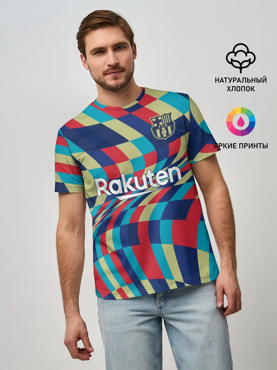 Мужская базовая футболка / FC Barcelona | La Liga Pre-Match