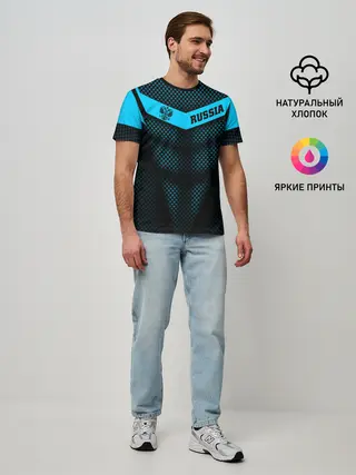 Мужская базовая футболка / Russia