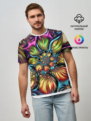 Мужская базовая футболка / Абстракция