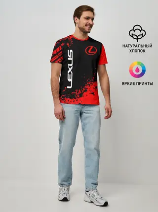 Мужская базовая футболка / LEXUS.
