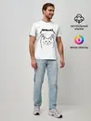 Мужская базовая футболка / Metallica / Meowtallica.