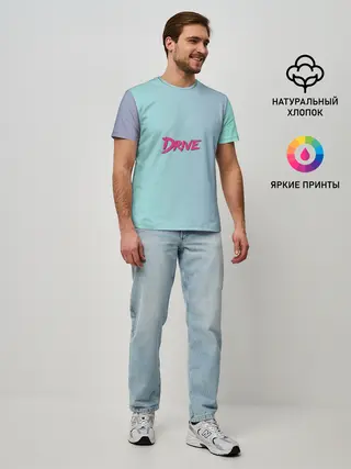 Мужская базовая футболка / В стиле Drive
