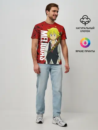 Мужская базовая футболка / Мелиодас, Meliodas