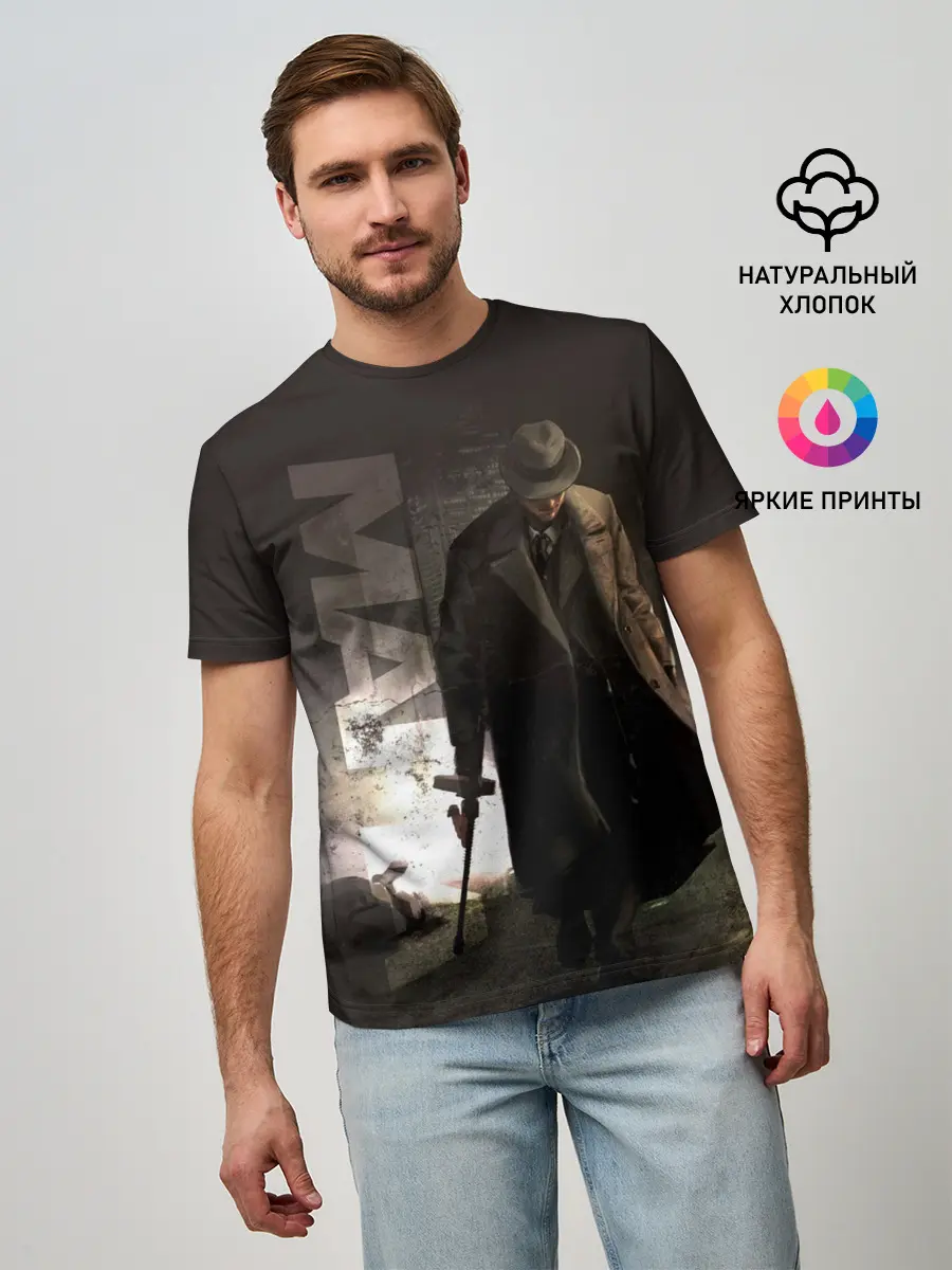 Мужская базовая футболка / Mafia