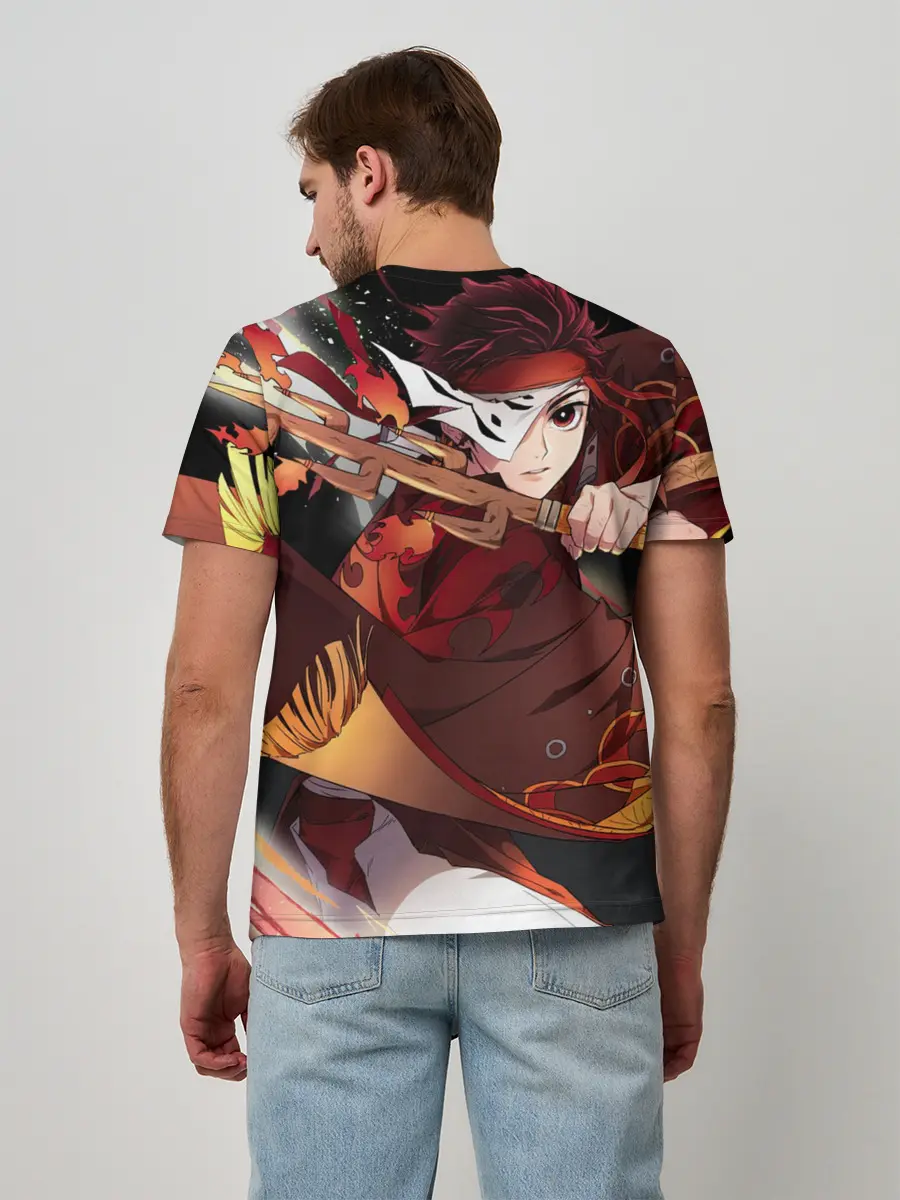 Мужская базовая футболка / КЛИНОК РАССЕКАЮЩИЙ ДЕМОНОВ