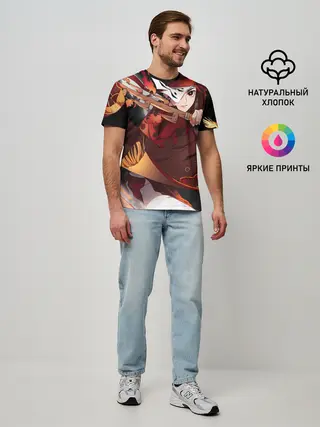 Мужская базовая футболка / КЛИНОК РАССЕКАЮЩИЙ ДЕМОНОВ