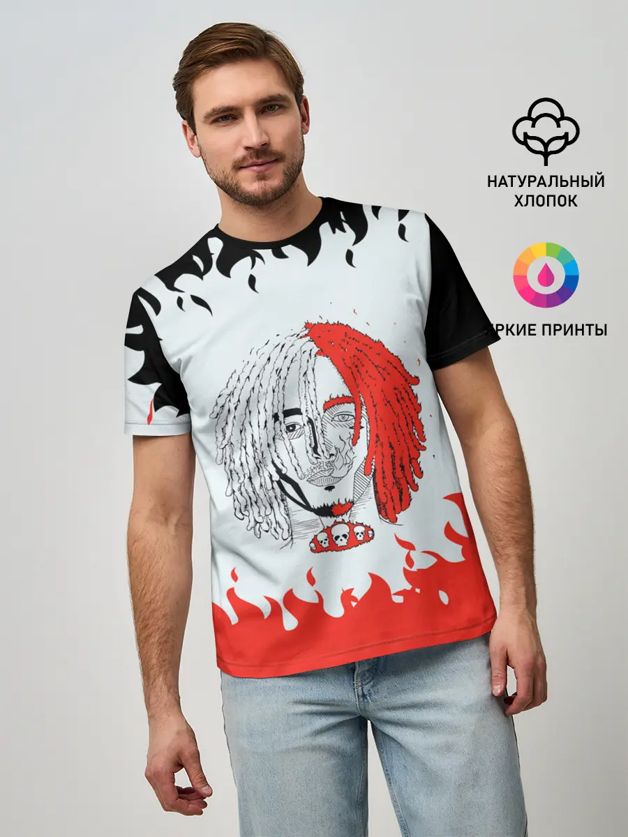 Мужская базовая футболка / LIL PUMP | ЛИЛ ПАМП