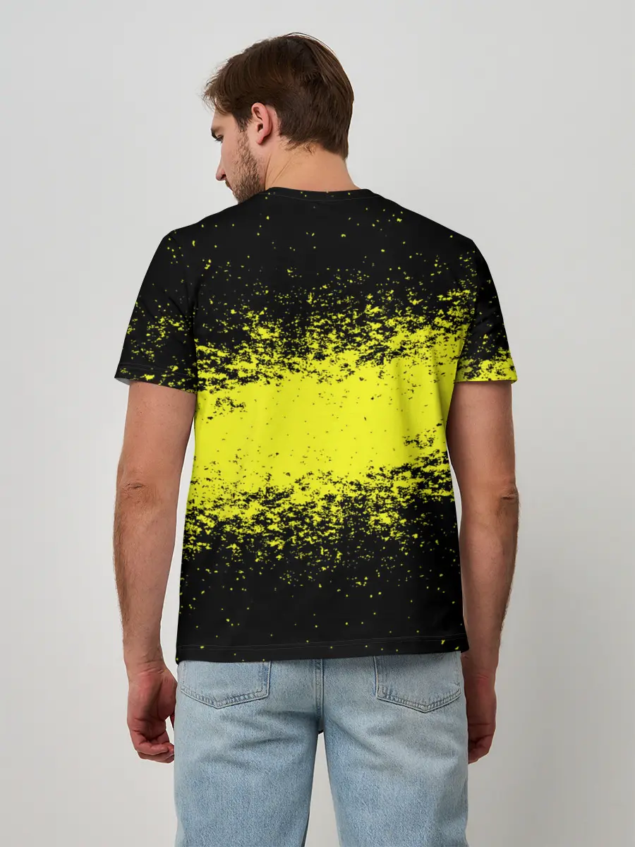 Мужская базовая футболка / Neon Abyss