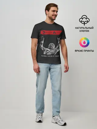 Мужская базовая футболка / DM tour