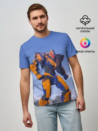 Мужская базовая футболка / Тихоокеанский рубеж