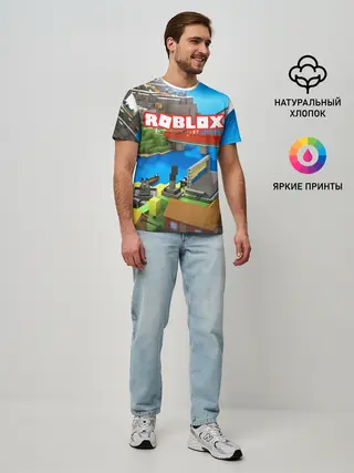 Мужская базовая футболка / ROBLOX