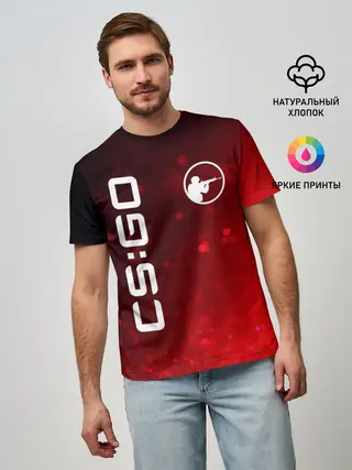 Мужская базовая футболка / CS GO | КС ГО