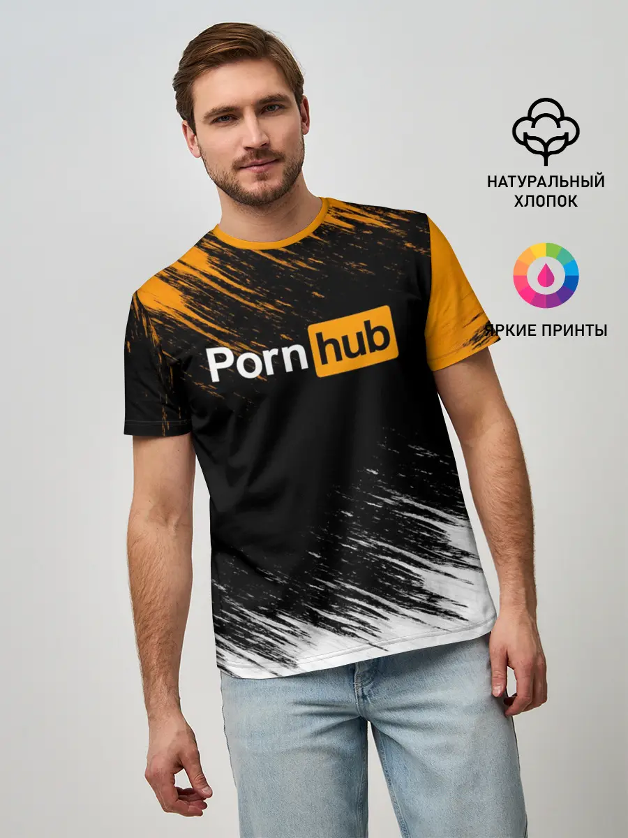 Мужская базовая футболка / Порно