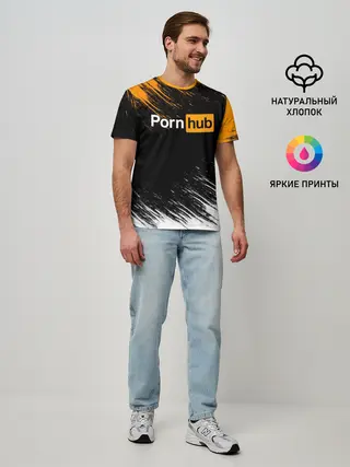 Мужская базовая футболка / Порно