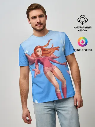 Мужская базовая футболка / Атомная Ева