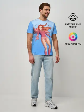 Мужская базовая футболка / Атомная Ева
